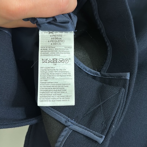 Navy Blazer Gold Buttons - Picture 6 of 6